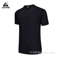 Hommes Slim Shirt Athletic Chemise Vierge Couture Col Sport